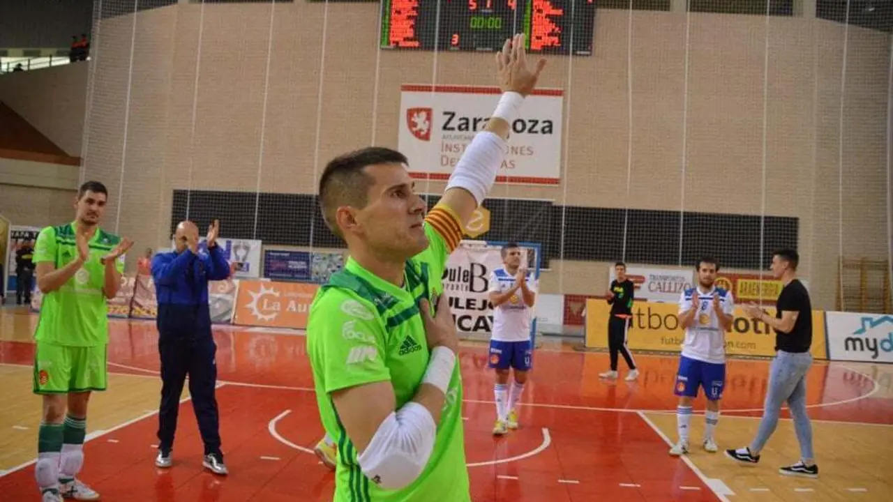 Arturo Santamar&iacute;a, el d&iacute;a de su despedida como jugador. Foto: Pedro Luis Serrano