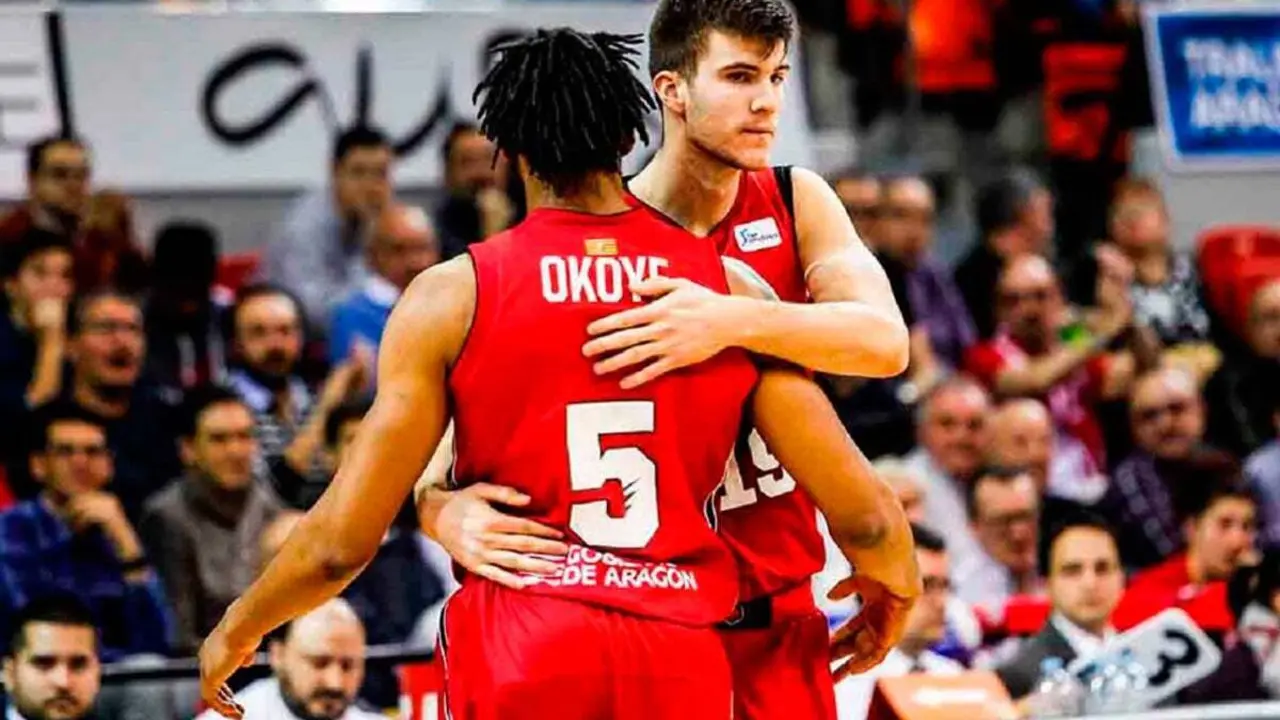 Ander Urdiain en el d&iacute;a de su debut en ACB | Foto: Basket Zaragoza