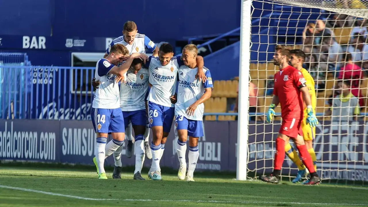 El Real Zaragoza se impuso la temporada pasada por 3 a 0 al Alcorc&oacute;n. Foto: Real Zaragoza