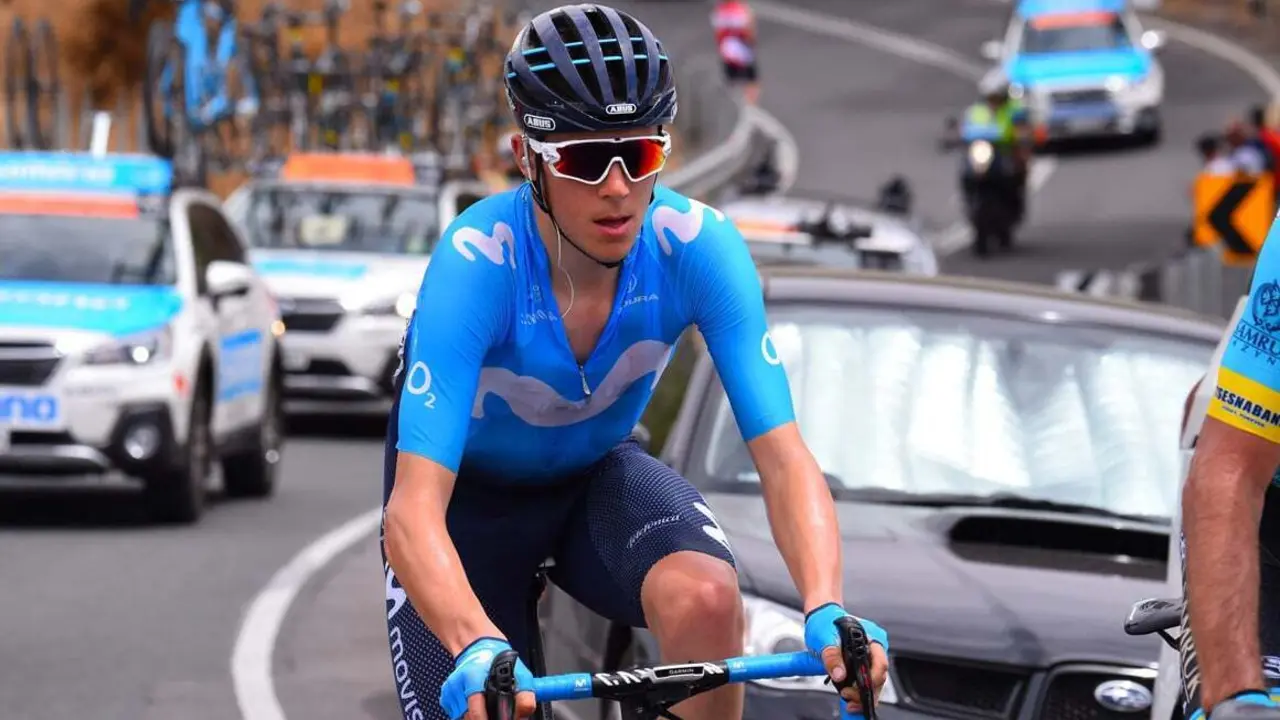 Castrillo con Movistar. | Foto: ciclismoafondo