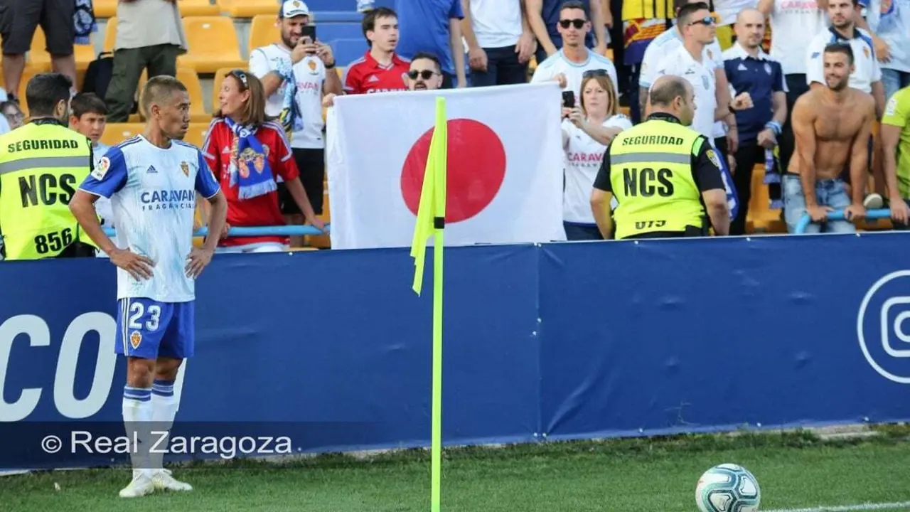 Shinji Kagawa frente al Alcorc&oacute;n | Foto: Real Zaragoza