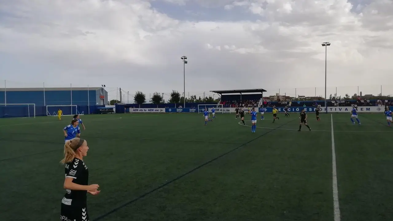 El Zaragoza CFF ha perdido ante el SE AEM. Foto: Zaragoza CFF