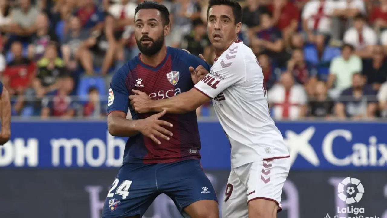 Ivi durante el partido frente al Albacete. | Foto: LaLiga
