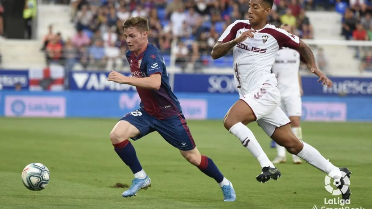 Sergio G&oacute;mez en un partido contra el Albacete | Foto: LaLiga
