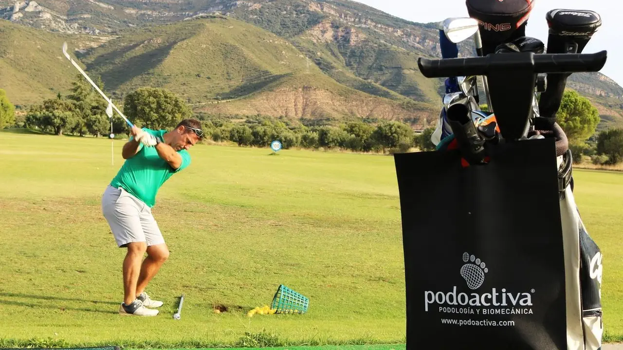 Imagen de archivo de la zona de calentamiento del Golf Guara. Foto: Golf Guara