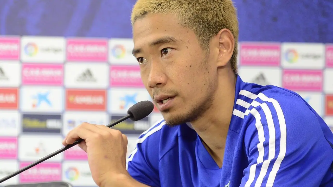 Kagawa, esta ma&ntilde;ana en rueda de prensa. Foto: Real Zaragoza