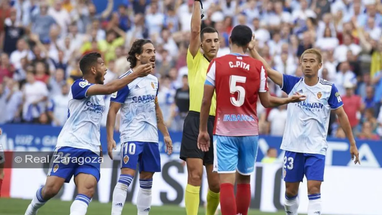 El Zaragoza cuestionar en el partido de la primera vuelta ante el Lugo.  Foto: Real Zaragoza