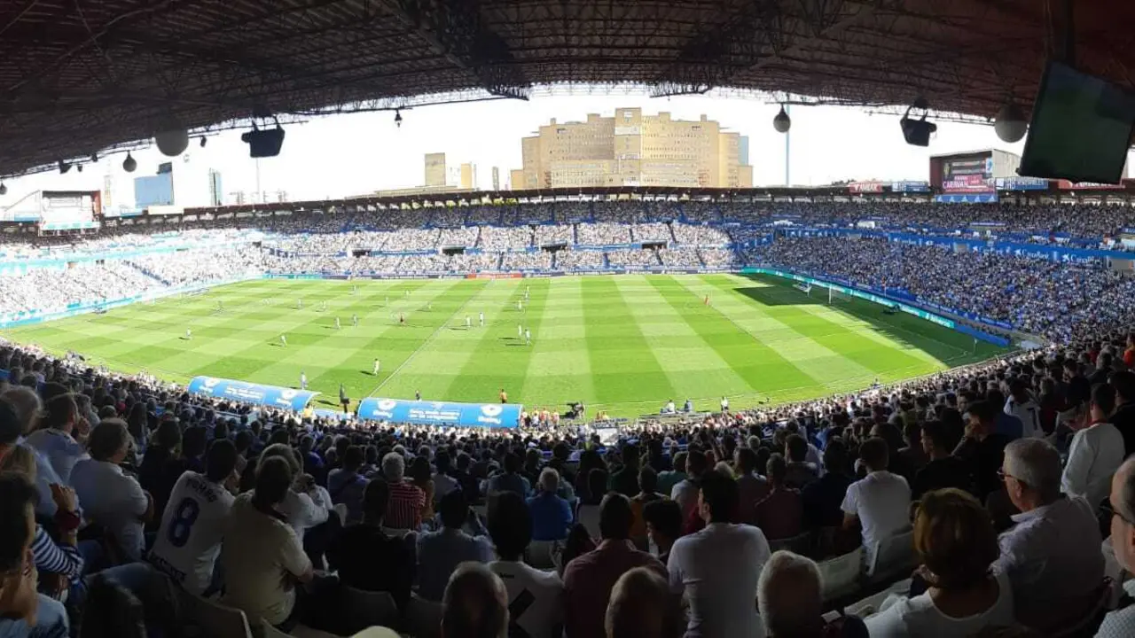 Imagen del estadio de La Romareda