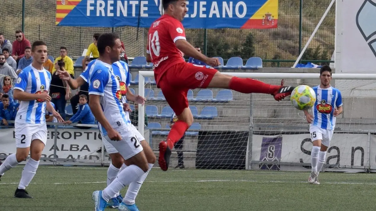 Imagen del Ejea en su partido ante el Lleida. Foto: @Lleida_Esportiu