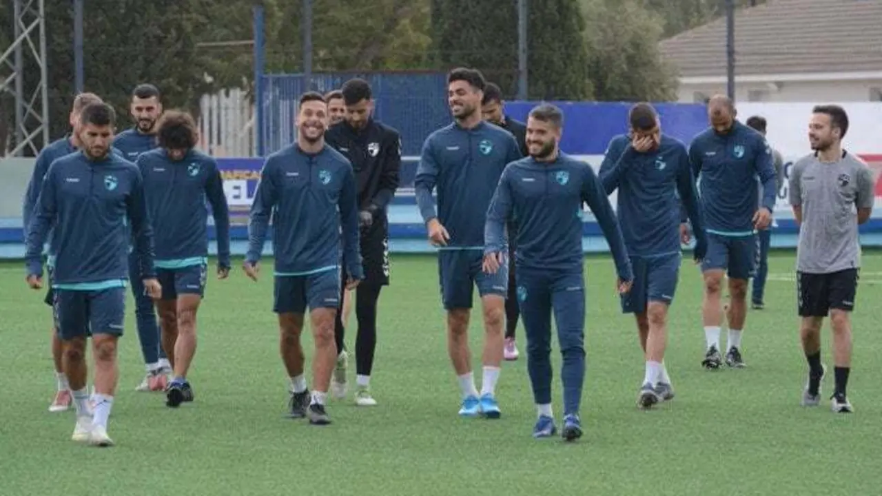 Entrenamiento del CD Ebro. Foto: CD Ebro
