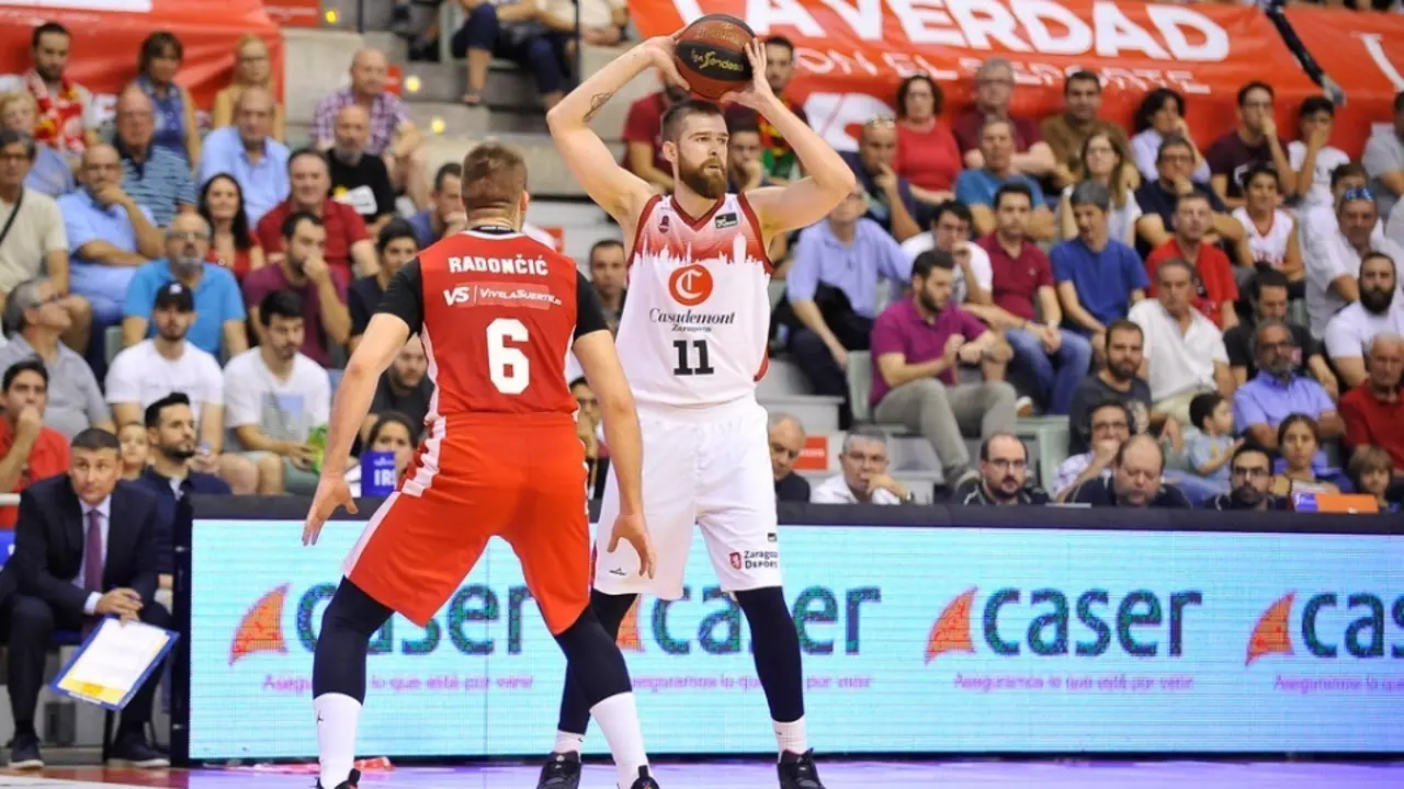 Nemanja Radovic, en el partido en Murcia. Foto: J. Bernal/ACB