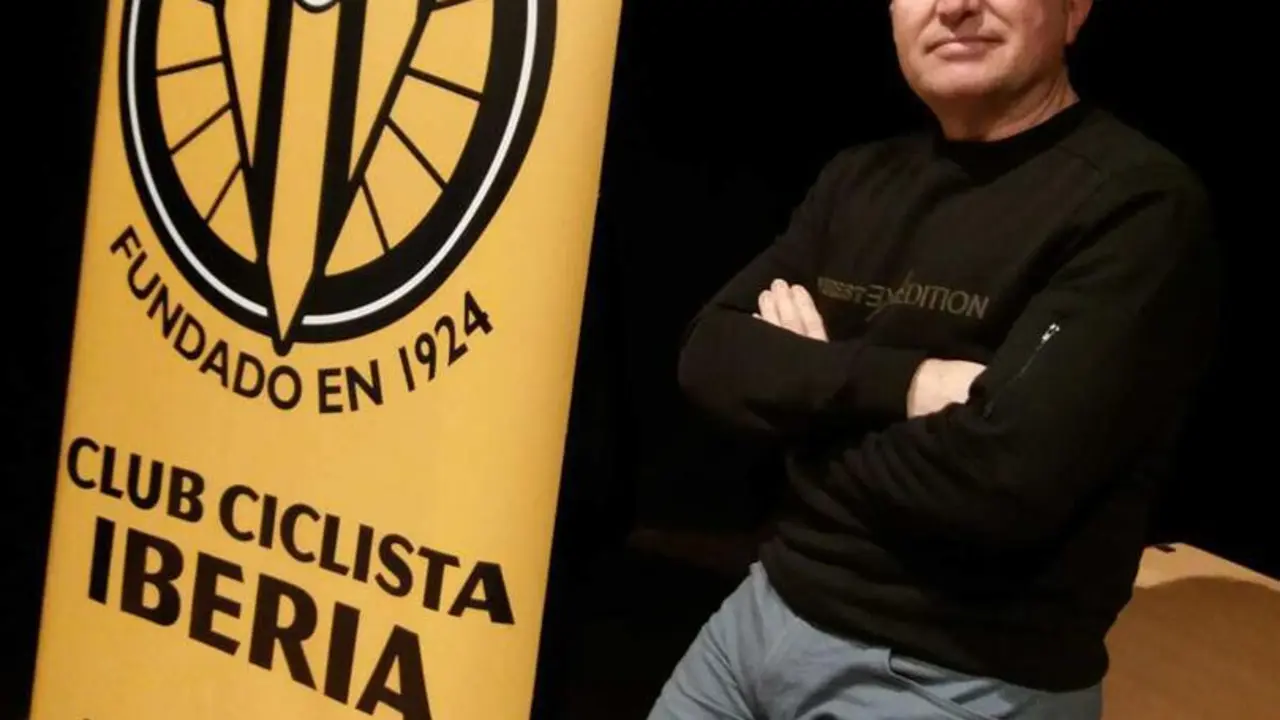 Santiago Iranzo, presidente del Club Ciclista Iberia