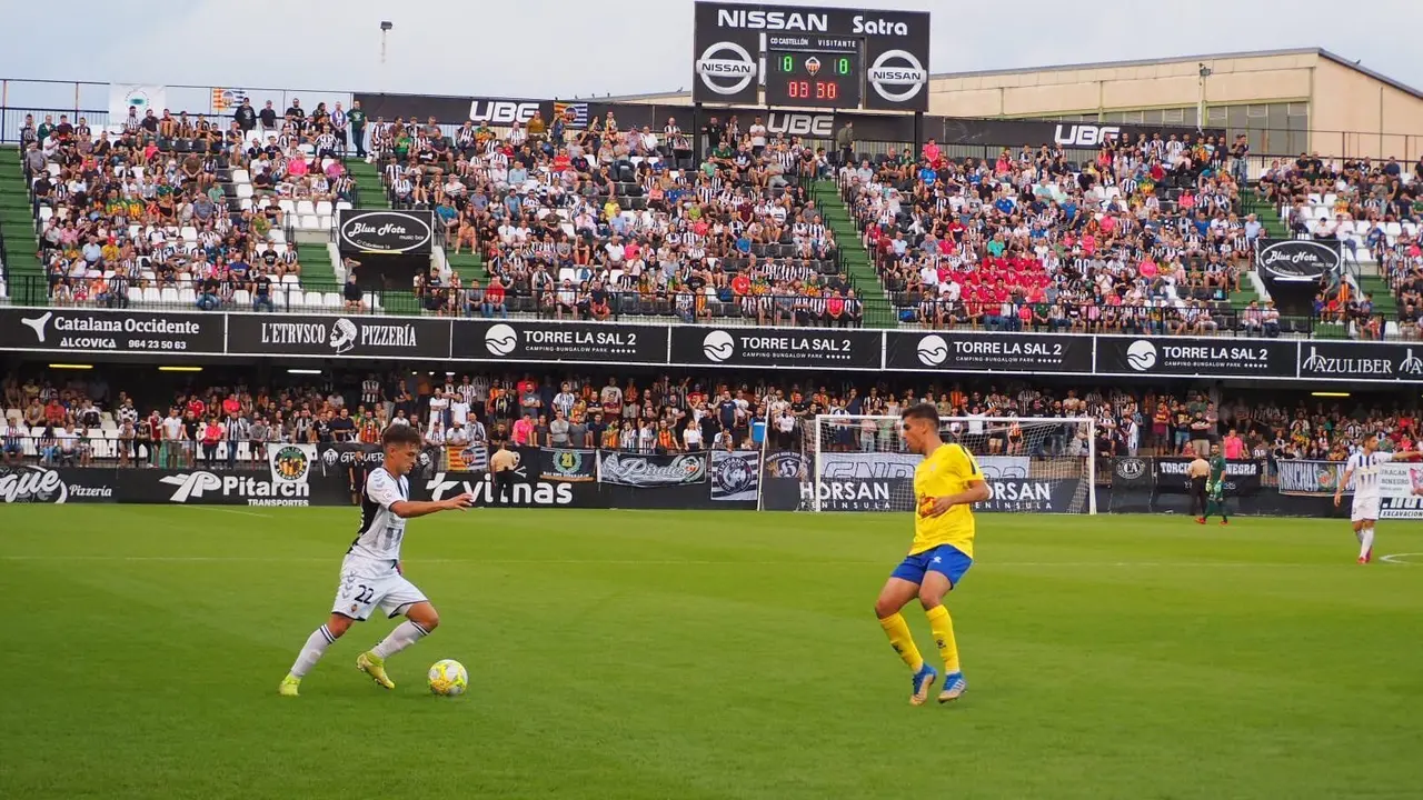 La SD Ejea sum&oacute; un punto en Castalia en la primera vuelta. Foto: CD Castell&oacute;n