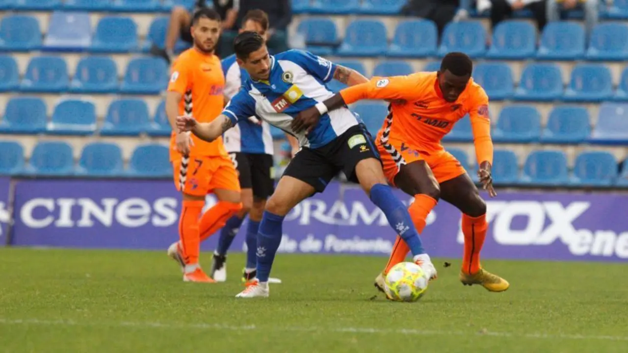 El CD Ebro ha ca&iacute;do derrotado ante el H&eacute;rcules. Foto: CD Ebro
