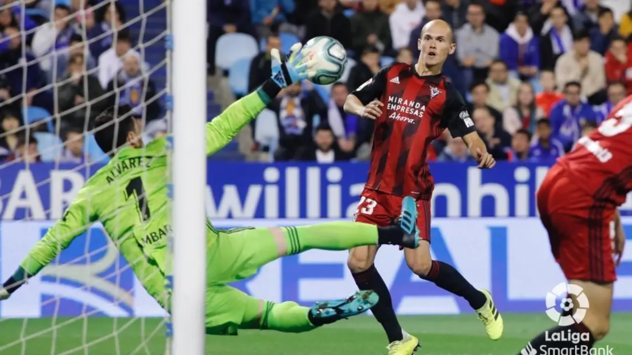 Cristian ha vuelto a ser el mejor del equipo. Foto: LaLigaSmartbank