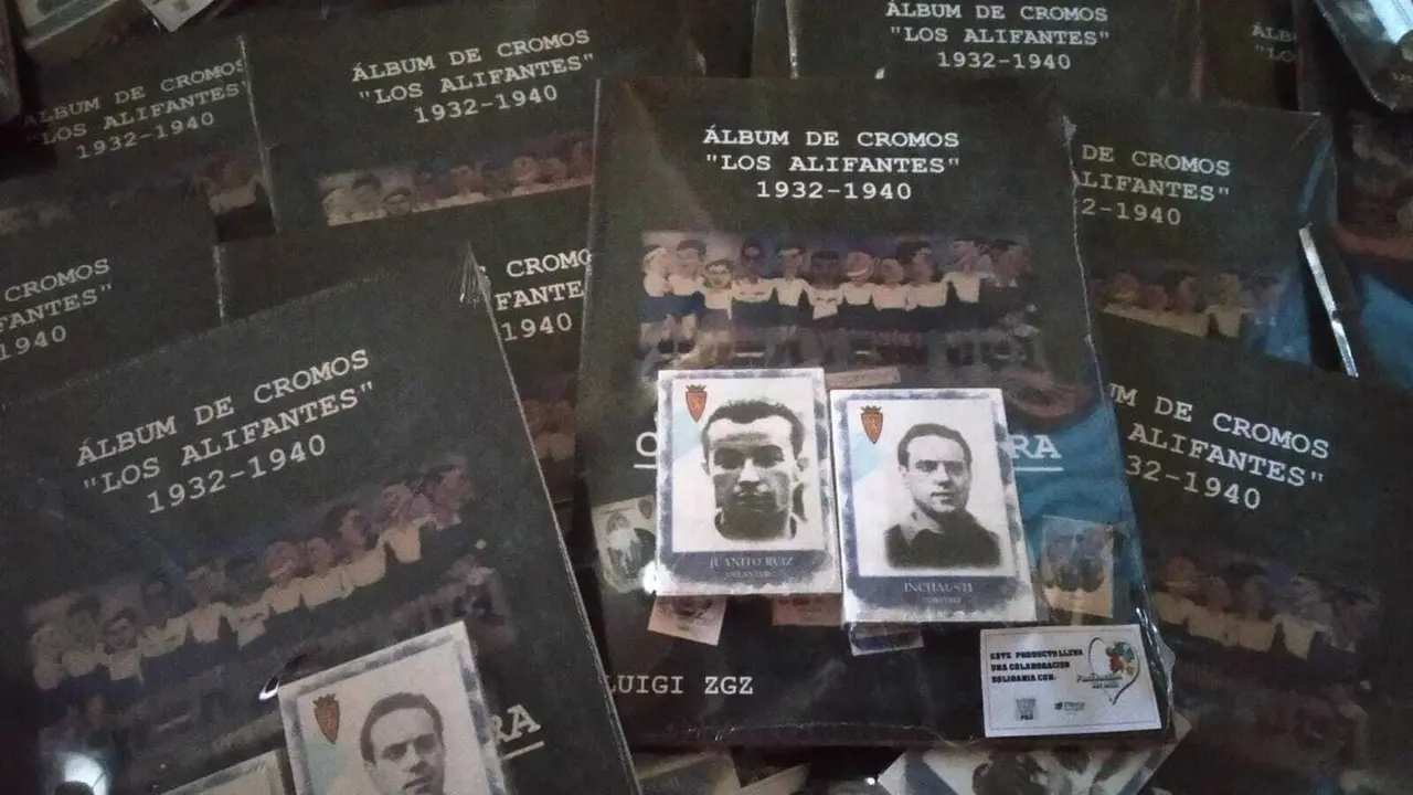 La PZ La Convivencia edita un &aacute;lbum de cromos dedicado a Los Alifantes