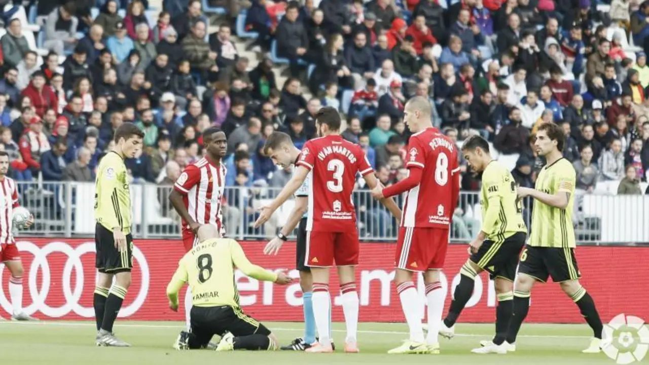 Almer&iacute;a y Real Zaragoza volver&aacute;n a verse las caras este s&aacute;bado. Foto: La Liga