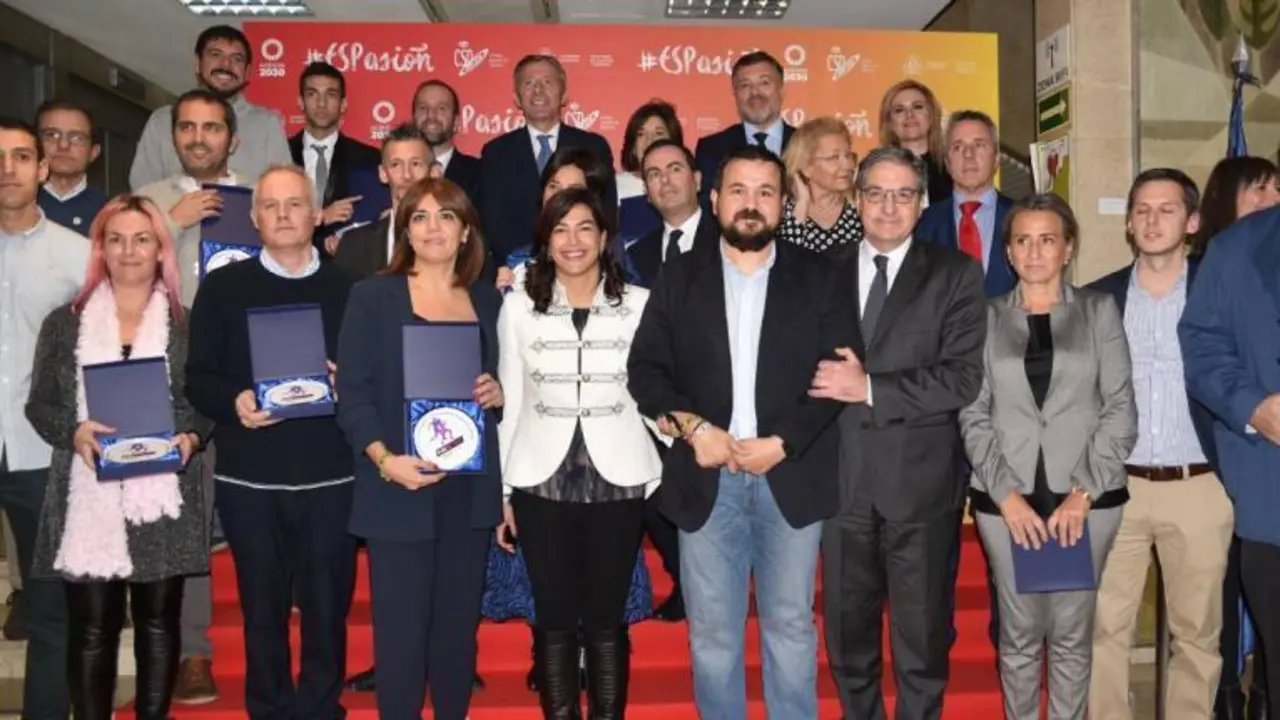 Los premiados en la Semana Europea del Deporte. | Foto: CSD
