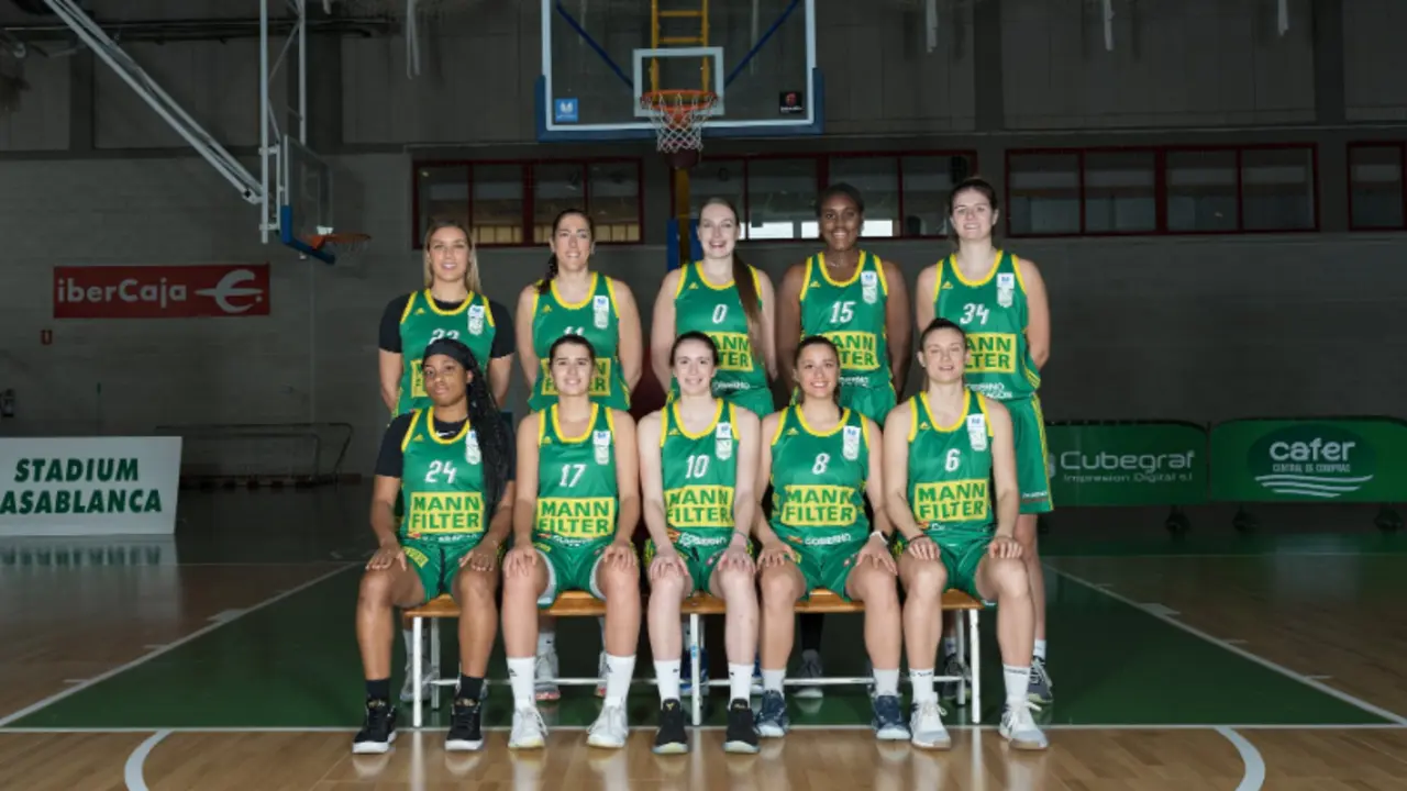Foto de equipo del Mann Filter Casablanca | @STCBaloncesto