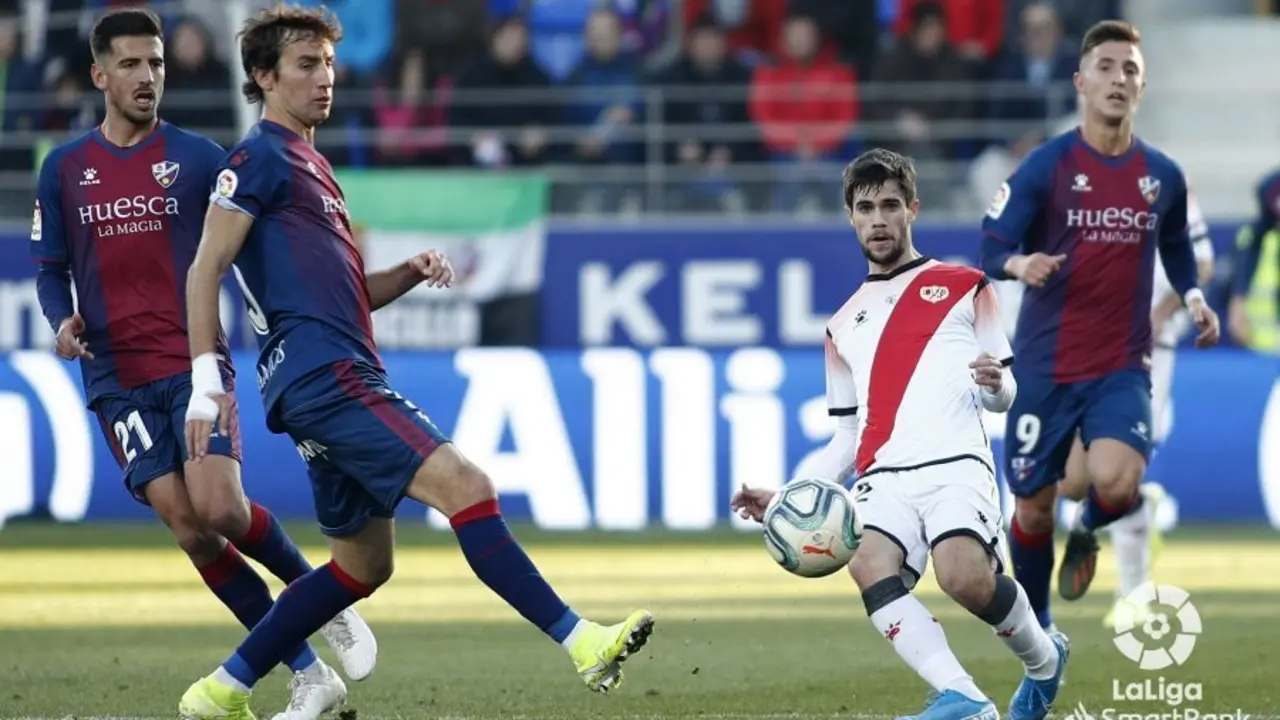 Mosquera durante el partido frente al Rayo. | Foto: LaLiga