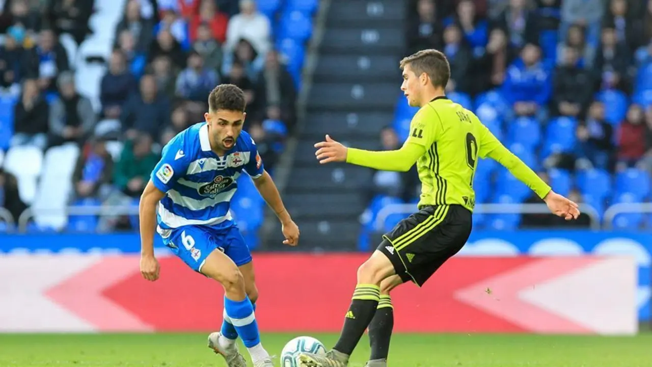 Alberto Soro frente al Deportivo. Foto, RC Deportivo de La Coru&ntilde;a