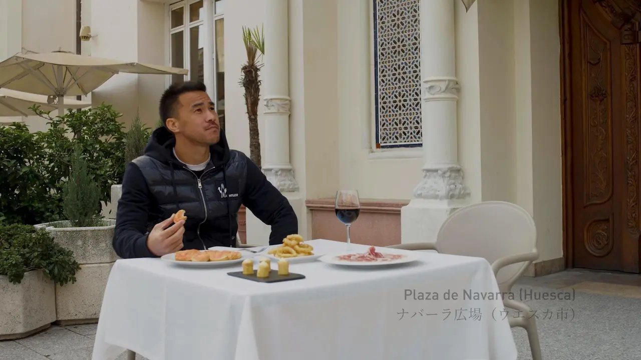 Imagen de Okazaki en la promoci&oacute;n de Arag&oacute;n. | Foto: Turismo de Arag&oacute;n