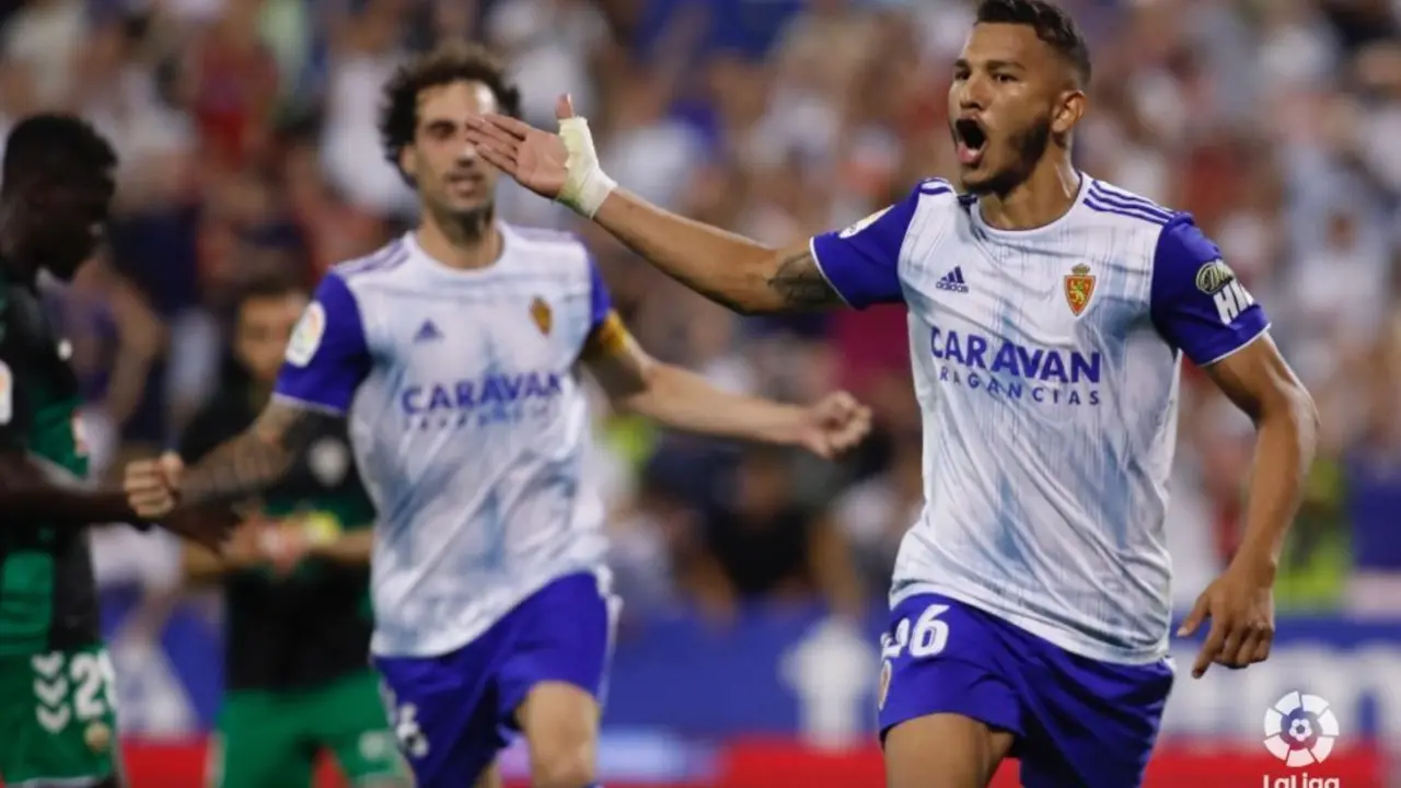 Luis Suarez con la camiseta del Real Zaragoza | Foto: LFP