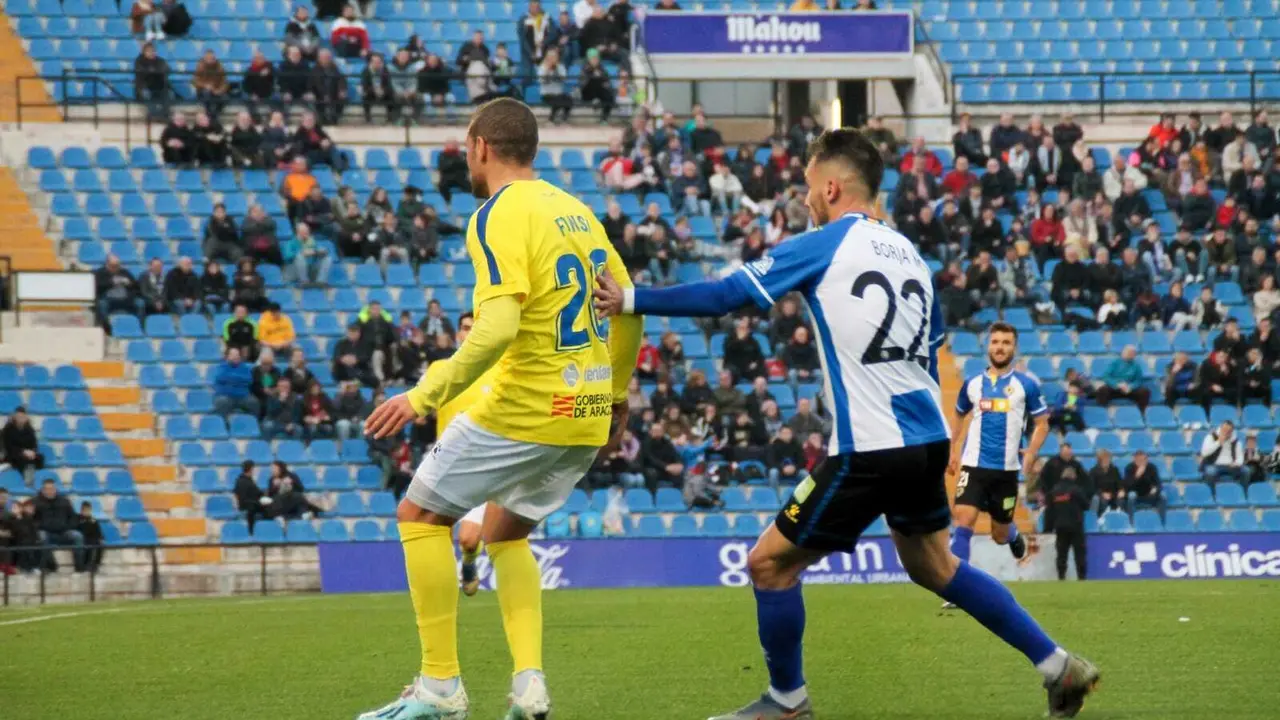 El Ejea ha jugado ante el Hercules ante m&aacute;s de 9.000 espectadores. Foto: H&eacute;rcules CF
