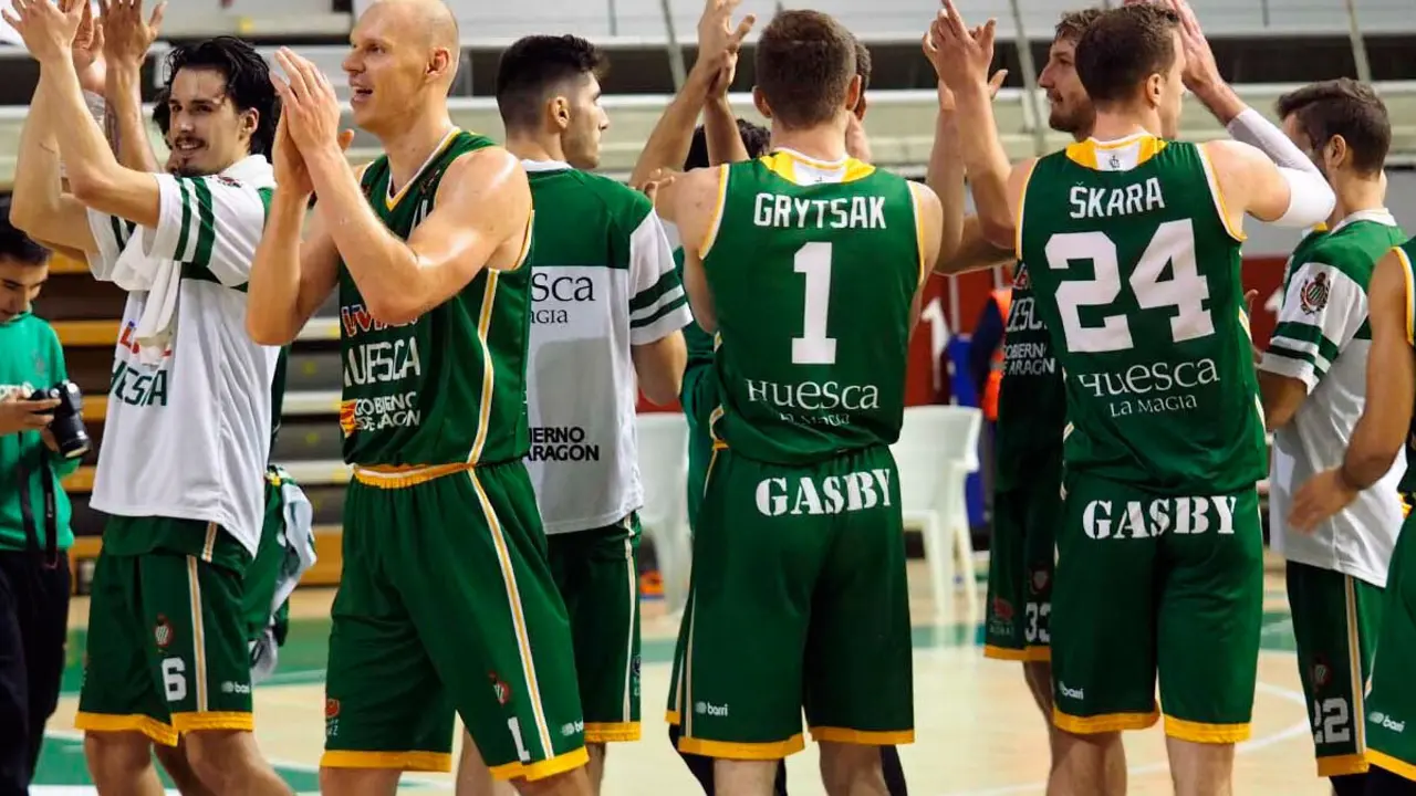 Levitec Huesca espera tener m&aacute;s socios que les apoyen en los partidos | Foto: C.Pascual