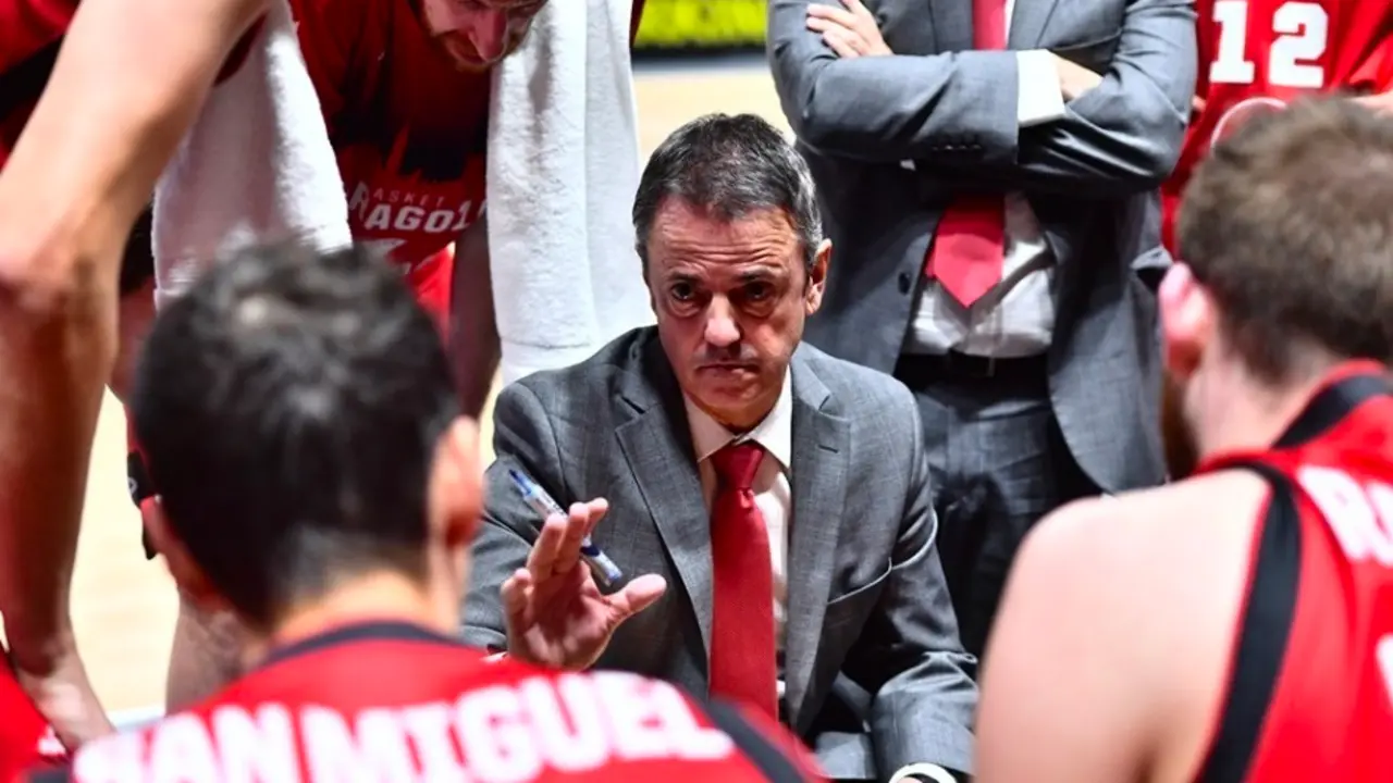 Fisac, en un partido de Champions de esta temporada. Foto: FIBA