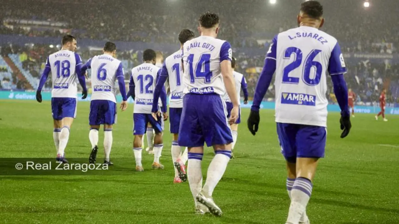 El Real Zaragoza consigui&oacute; pleno de victorias en La Romareda en enero. Foto: Tino Gil / Real Zaragoza