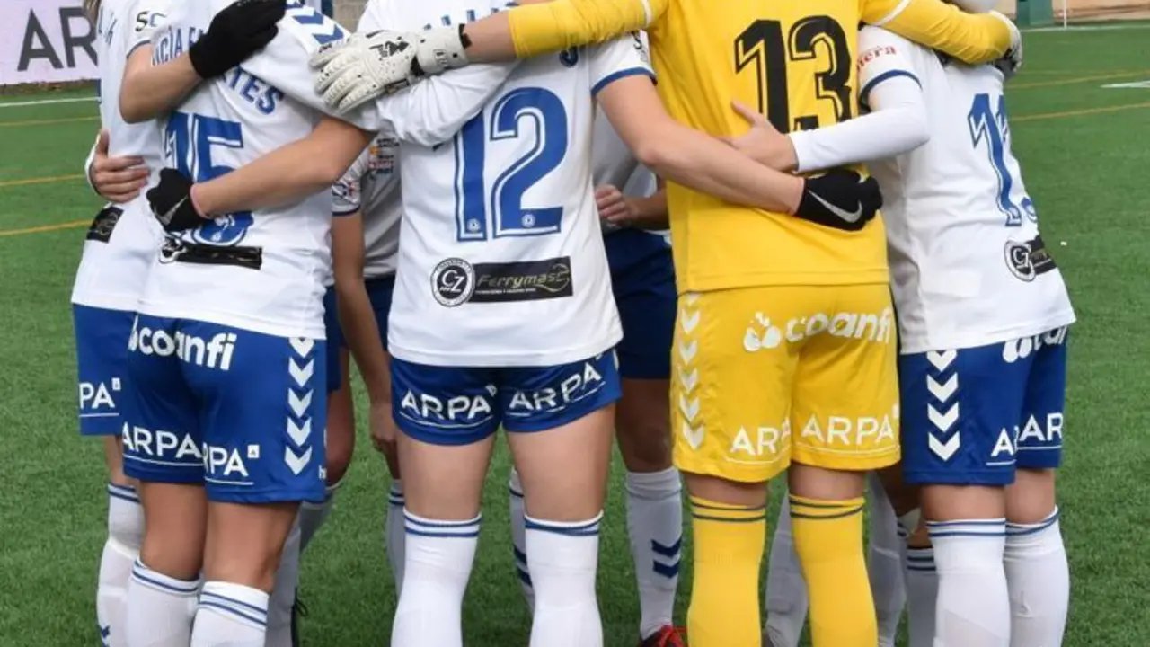 Once del Zaragoza CFF. Foto: partidosdelzaragozacff.wordpress.com