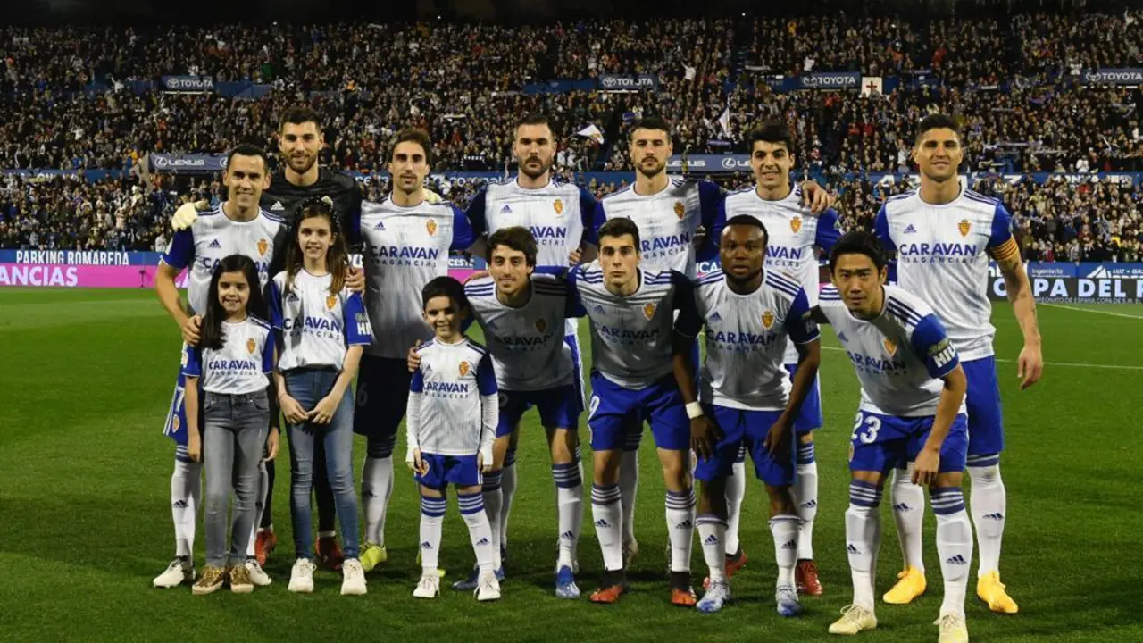 Once inicial del Real Zaragoza contra el Real Madrid en la eliminatoria de Copa del Rey. Foto: Real Zaragoza