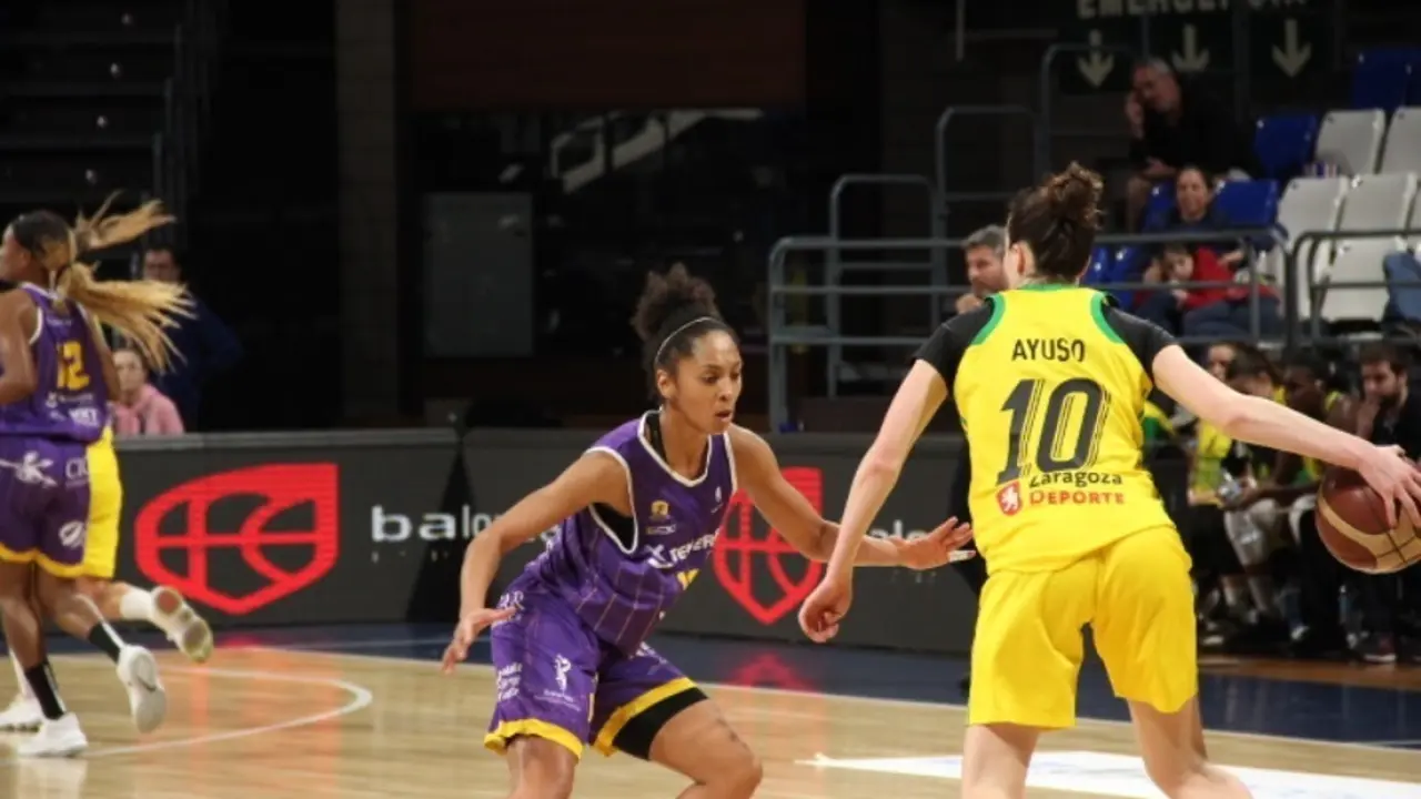 Aina Ayuso, en el partido de la semana pasada en Tenerife. Foto: CBC
