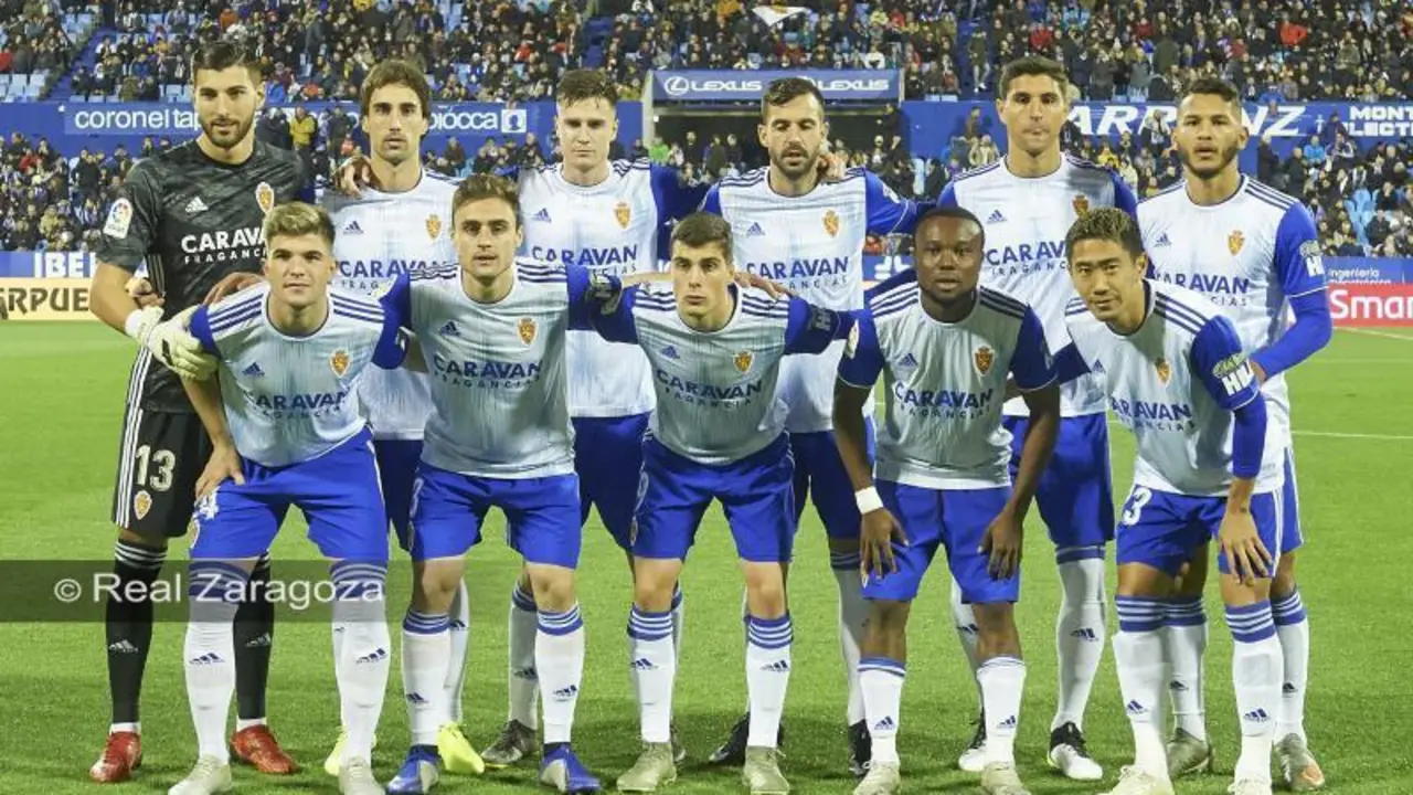 Once titular del Real Zaragoza ante el Albacete en La Romareda. Foto: Tino Gil / Real Zaragoza