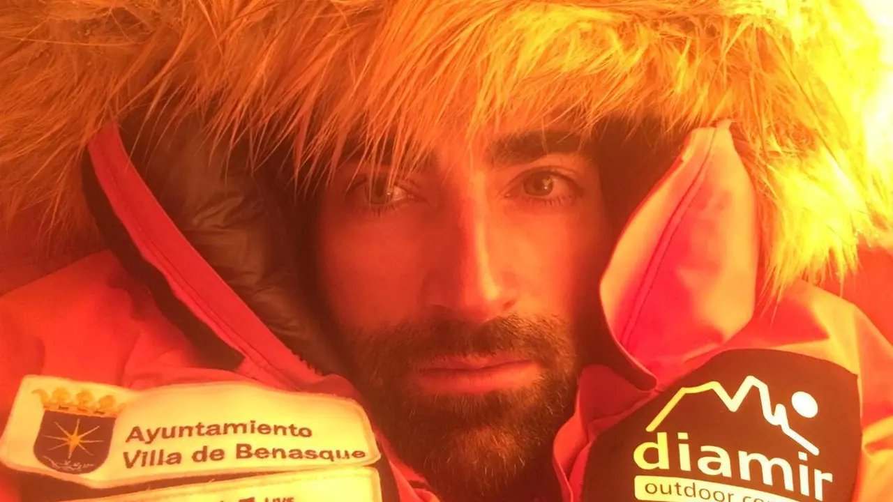 Jonatan Garc&iacute;a, antes del accidente en el Everest. Foto: Cedida