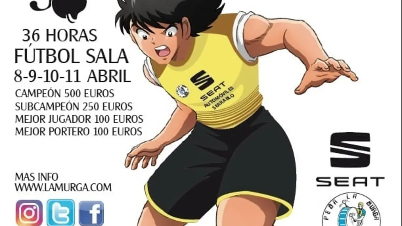 Cartel del Torneo de 36 horas de Sabi&ntilde;&aacute;nigo.