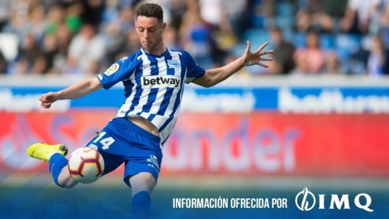 Burgui, extremo izquierdo del Deportivo Alav&eacute;s, apunta a convertirse en nuevo jugador del Real Zaragoza. Foto: Deportivo Alav&eacute;s