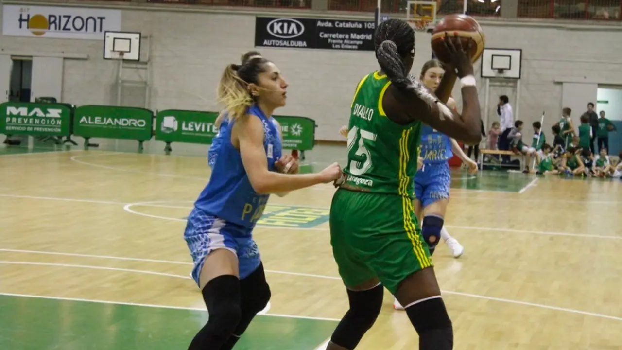Umi Diallo, en el encuentro ante Bembibre. Foto: BPDM