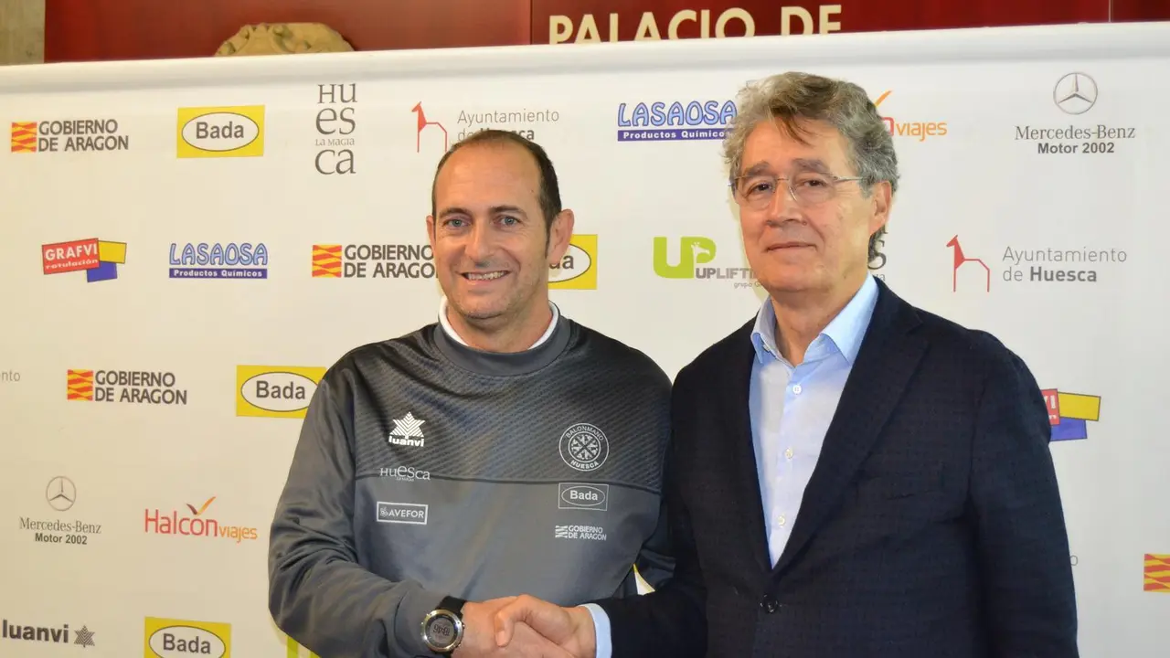 Nolasco y Gin&eacute; , una sociedad indisoluble. Foto: Sportaragon