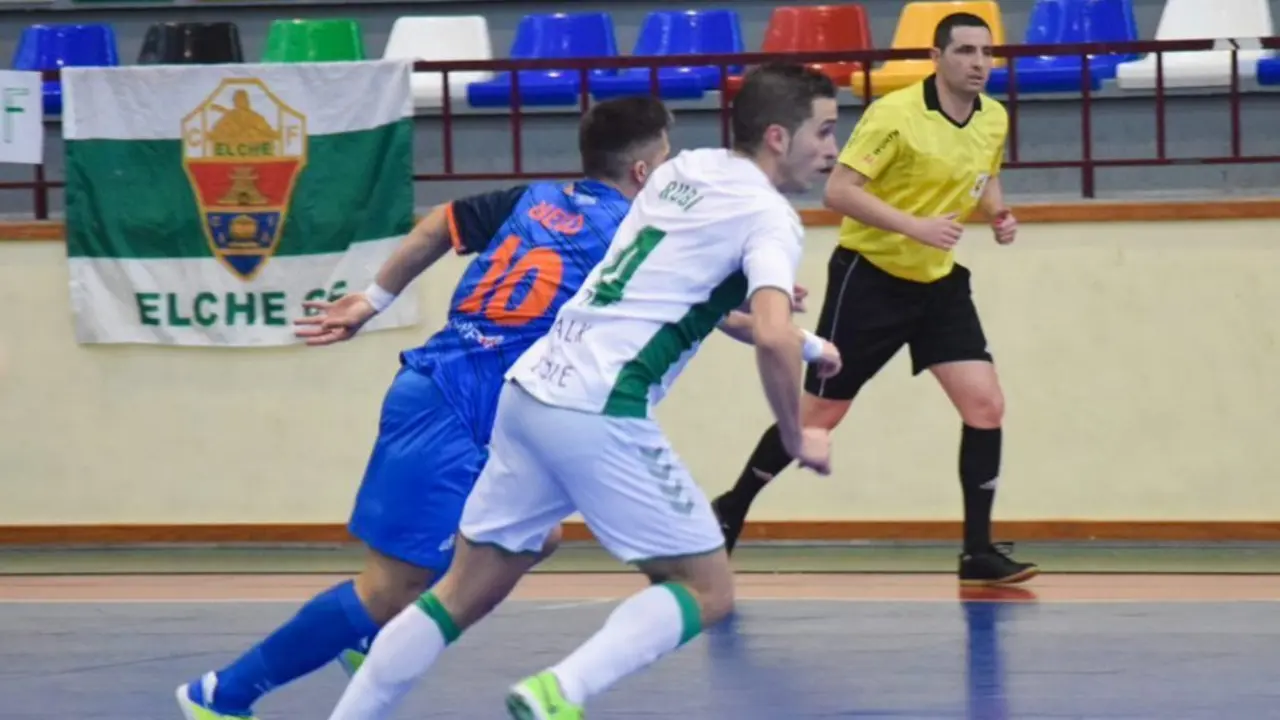 Imagen del partido. Foto: Elche CF Sala