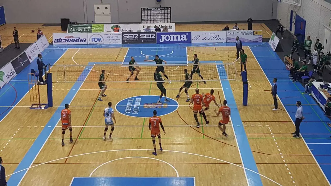 Imagen durante el partido | Foto: CV Teruel