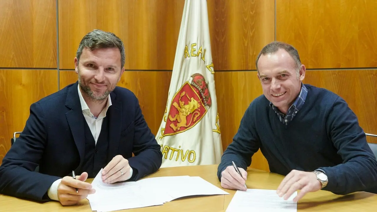 Lalo renueva con el Real Zaragoza. Foto: Real Zaragoza