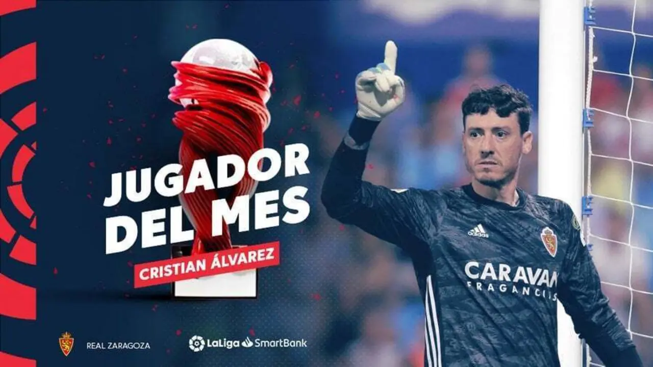 Cristian &Aacute;lvarez ha encajado 6 goles en 6 partidos en febrero. Foto: LaLiga Smartbank