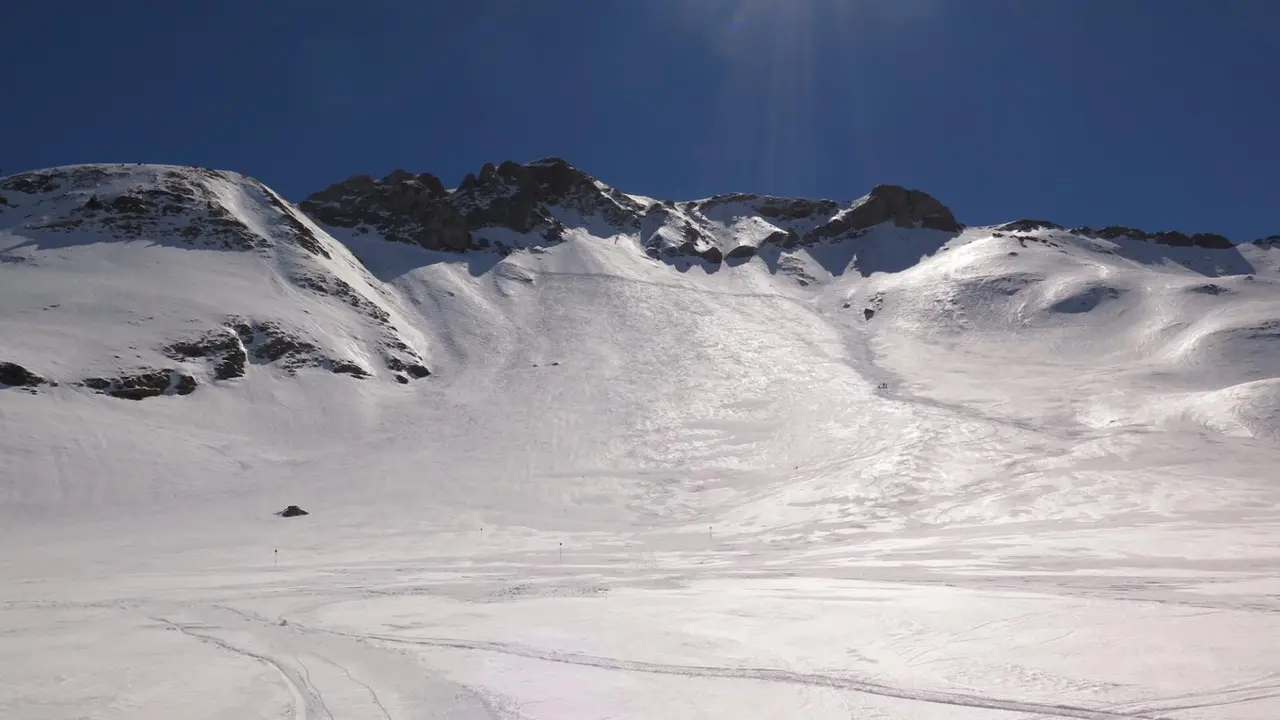 Imagen de la zona de Formigal donde estaba previsto celebrar en 2020 la Copa del Mundo de Kil&oacute;metro Lanzado.  Foto: Aram&oacute;n Formigal-Panticosa