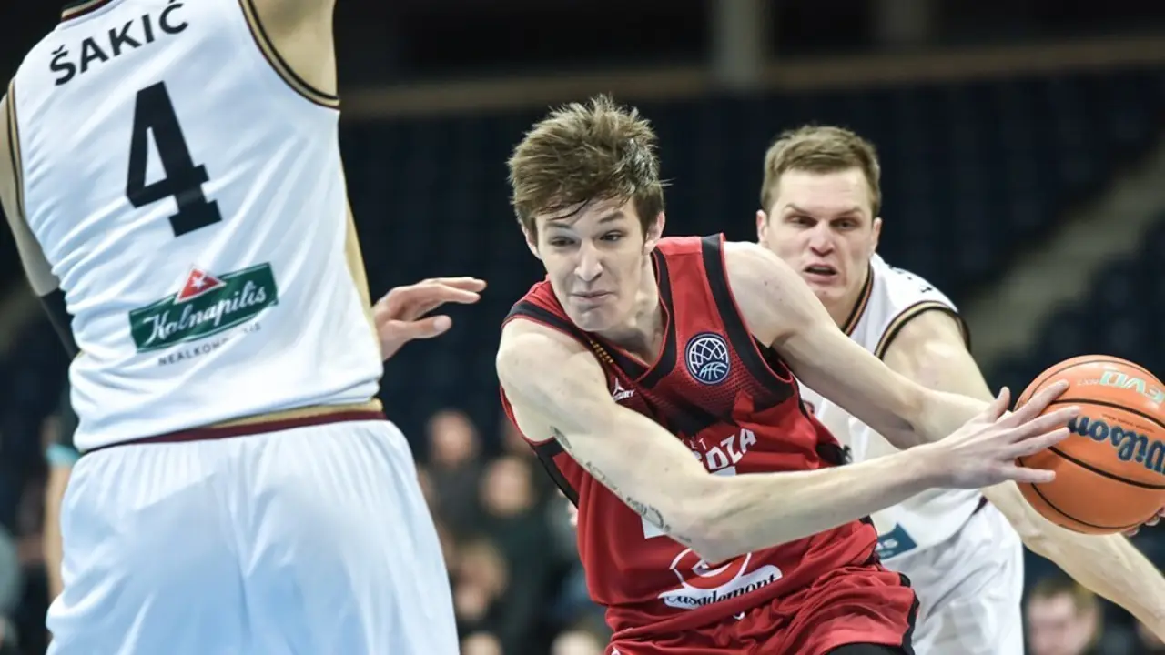 Vit Krejci, en un partido de BCL. Foto: FIBA