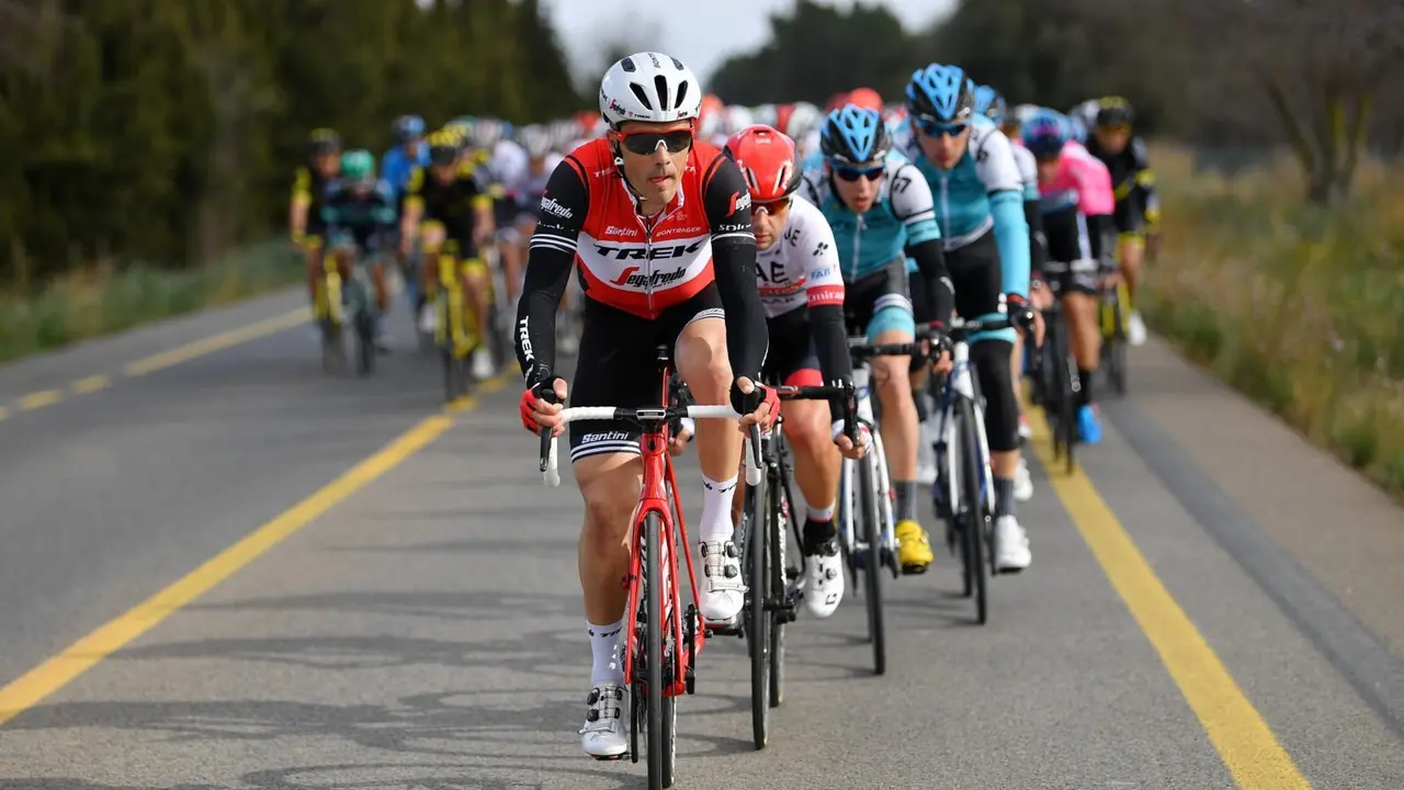 PALMA, SPAIN - FEBRUARY 03: Markel Irizar Aranburu of Spain and Team Trek-Segafredo / during the 28th Mallorca Challenge 2019, Trofeo Playa de Palma a 159,6km race from Playa de Palma to Palma / @ChallengeMca / on February 3, 2019 in Palma, Spain. (Photo by Justin Setterfield/Getty Images)