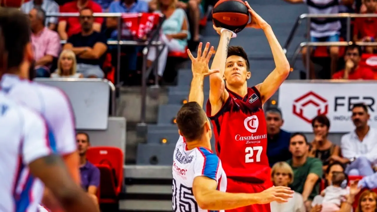 Vit Krejci, ante Obradoiro. Foto: Esther Casas/Casademont Zaragoza