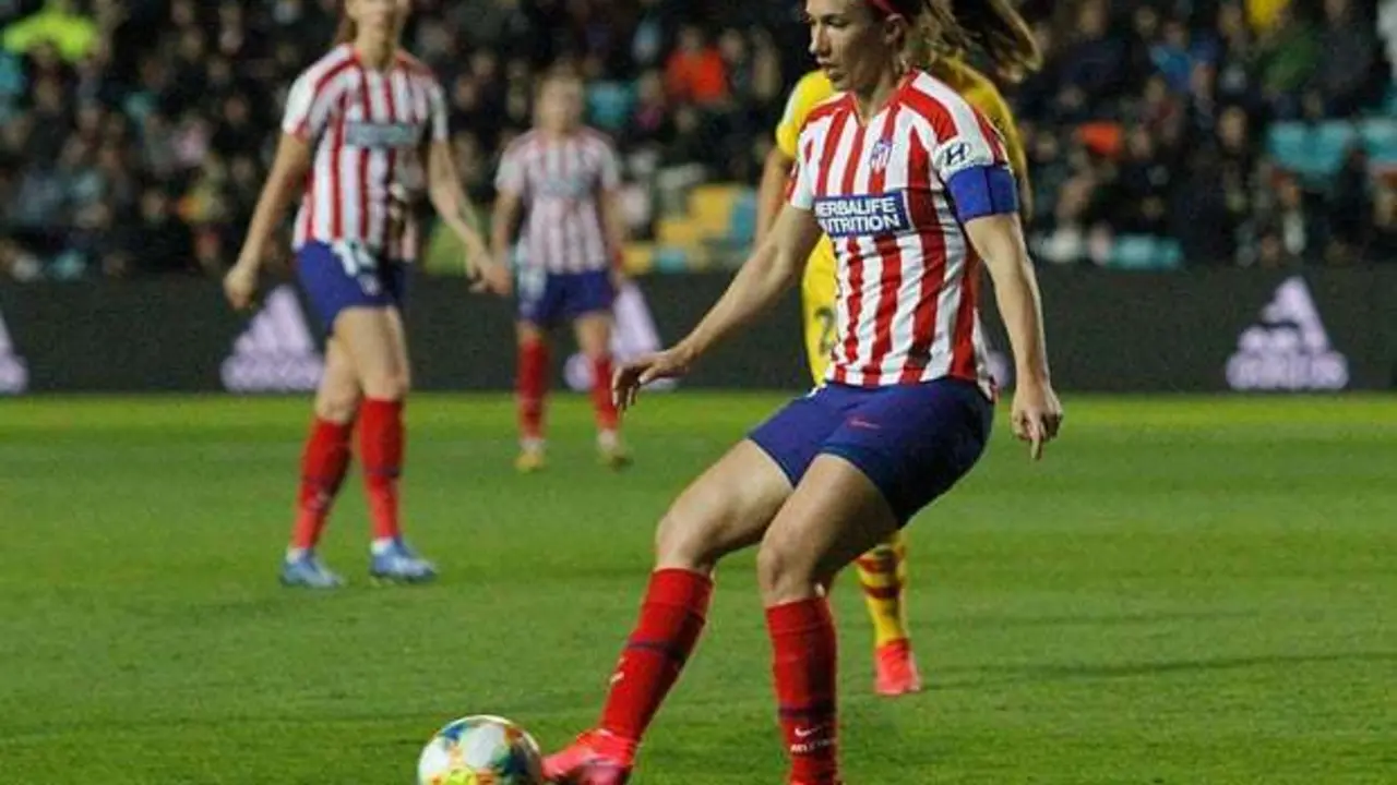 Imagen de Silvia Meseguer, jugadora aragonesa en el Atl&eacute;tico de Madrid y estudiante de Medicina. Foto: Atl&eacute;tico de Madrid