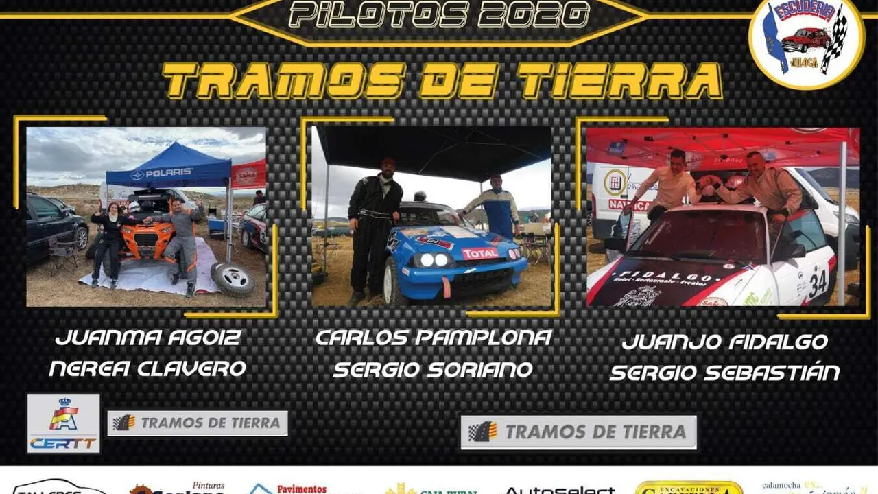 Presentaci&oacute;n de los equipos de los rallys de tierra de la Escuder&iacute;a Jiloca. Foto: Escuder&iacute;a Jiloca